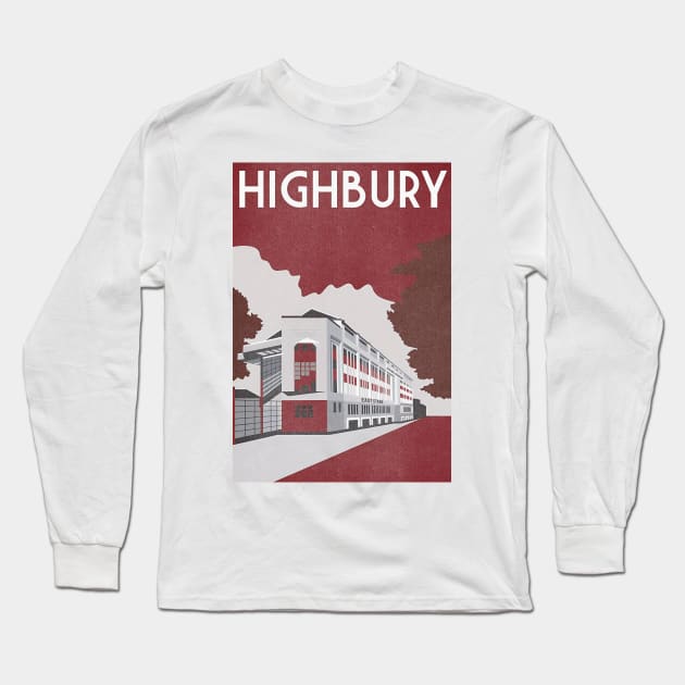 Highbury Long Sleeve T-Shirt by TerraceTees